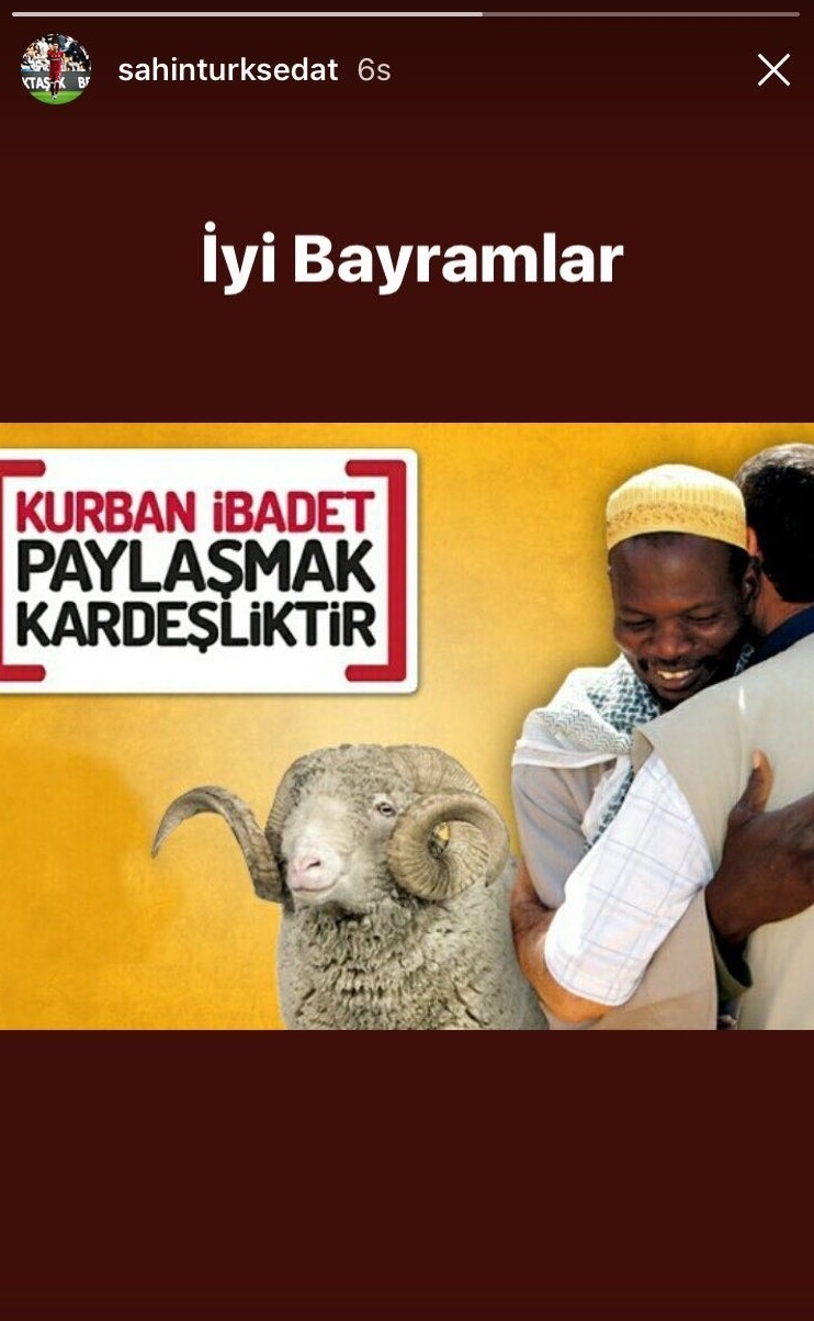Beşiktaşlı futbolcuların bayram mesajları 2