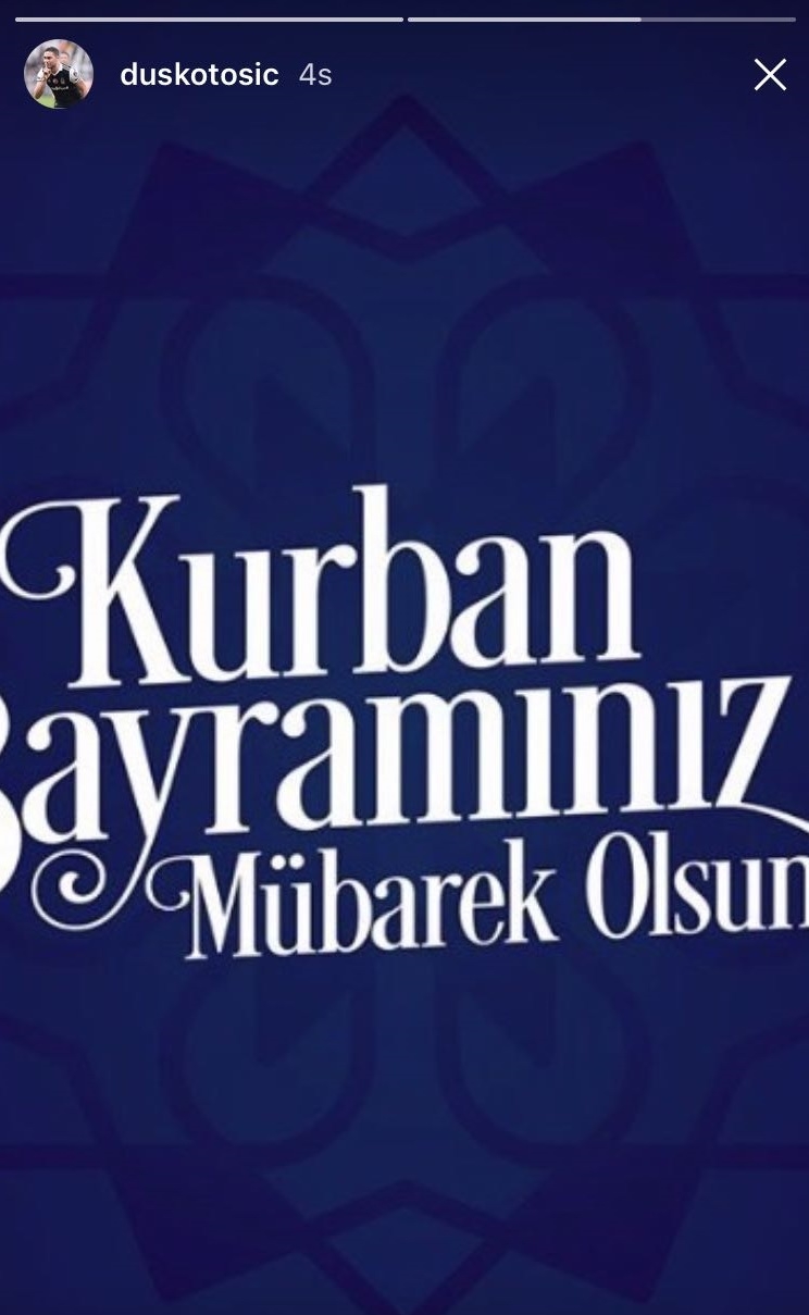 Beşiktaşlı futbolcuların bayram mesajları 7