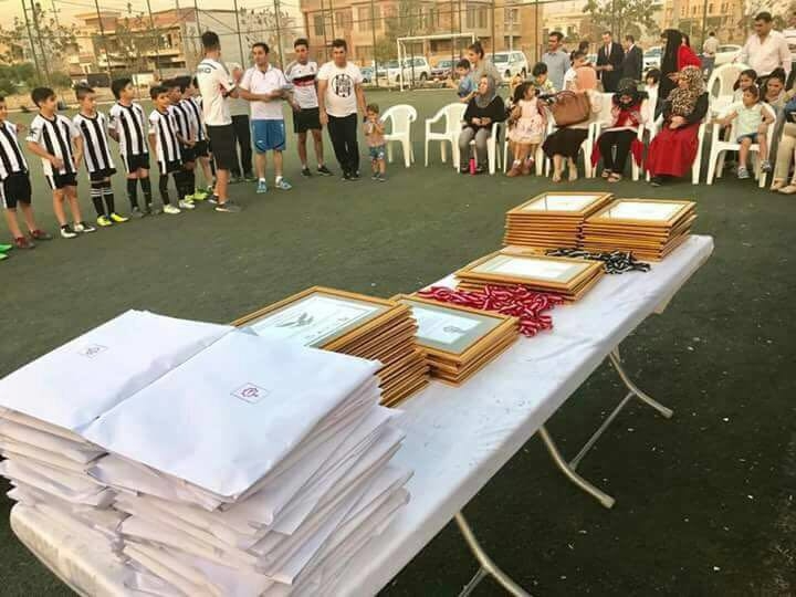 Erbil Beşiktaş Futbol Okulu öğrencileri ilk dönem sertifikalarını aldı 6
