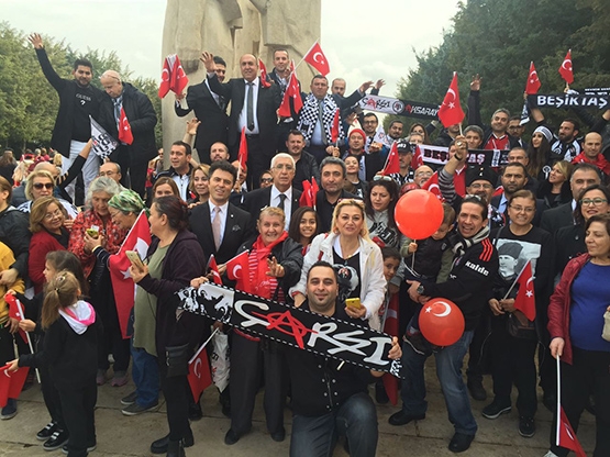 Beşiktaşlılar Anıtkabir'de! 3