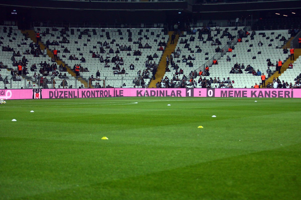 Beşiktaş'tan sosyal mesaj! Kadınlar 1-0 Meme Kanseri