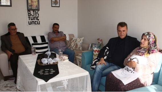 Fikret Orman, Tunç Uncu’nun ailesini ziyaret etti