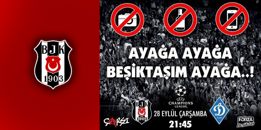 Dinamo Kiev maçı öncesi Çarşı'dan çağrı var