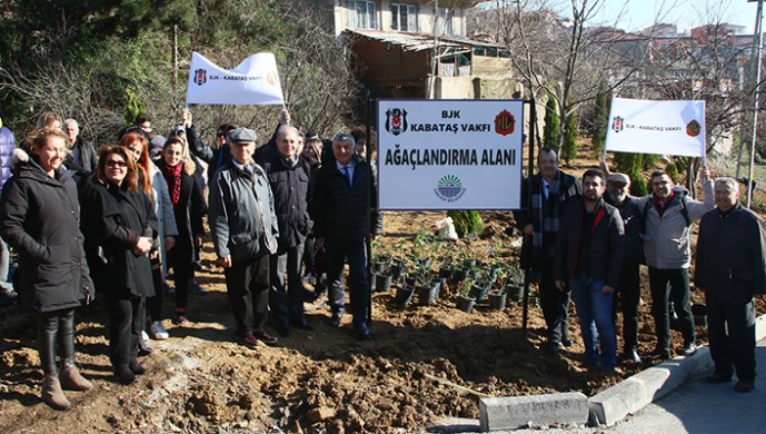 Kabataş Vakfı'nın ağaç dikme etkinliği yapıldı