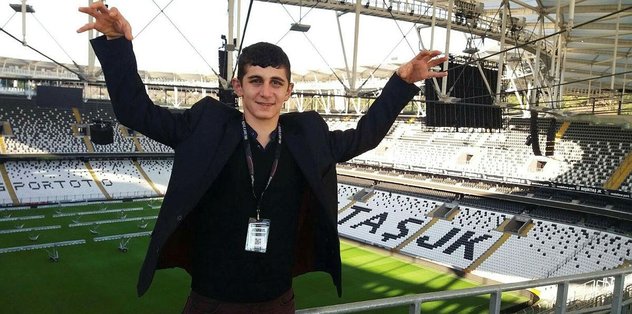 Adana'da darp edilen işitme engelli Agit, Vodafone Park'ı gezdi