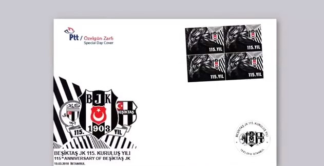 Beşiktaş'tan 115. yıl zarfı ve pulu!