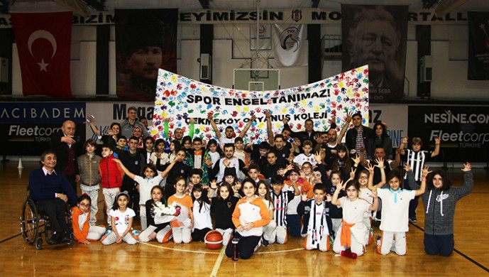 Beşiktaş RMK Marine, Çekmeköy Okyanus Koleji öğrencilerini ağırladı