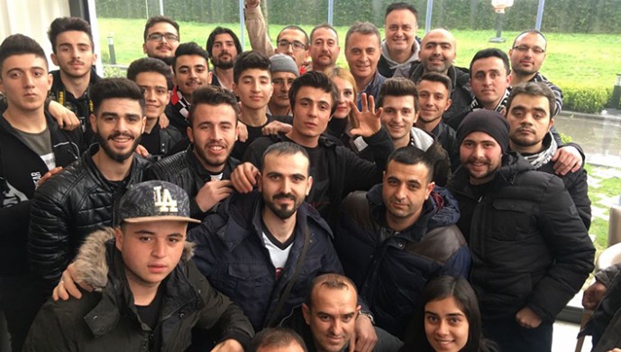 Fikret Orman Beşiktaş derneklerinin üyeleriyle No:1903’te buluştu