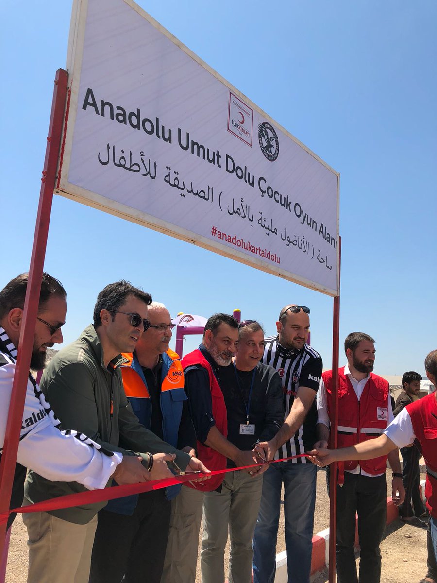Anadolu Beşiktaşlılar Derneği'nin katkılarıyla İdlib'te çocuk parkı açıldı!