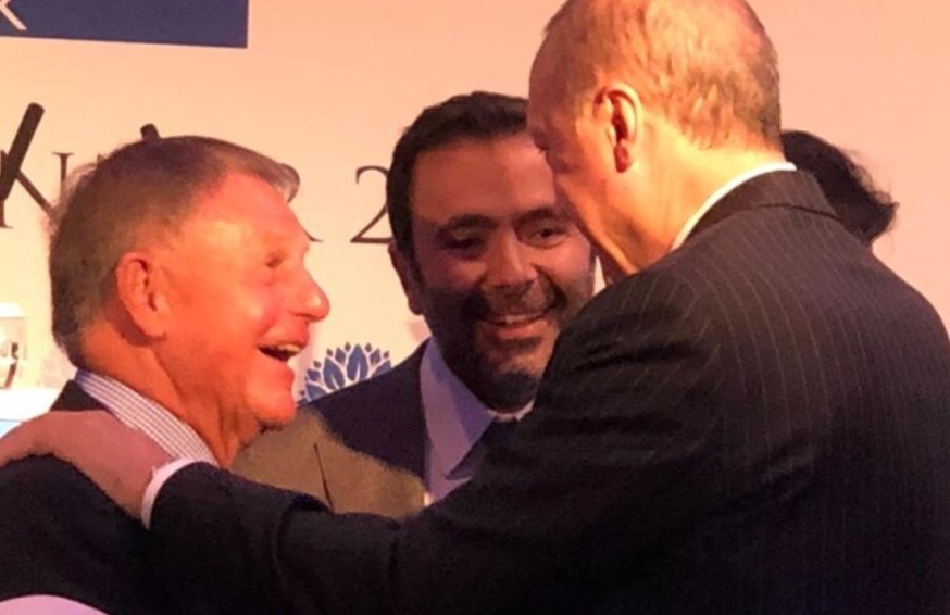 Erdoğan, Gordon Milne ile bir araya geldi