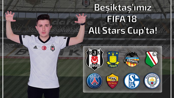 Beşiktaş Esports oyuncusu Burhan Yerli, FIFA18 Allstars Cup'ta boy gösterecek
