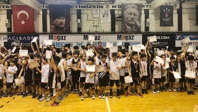 Beşiktaş Basketbol Okulları Kış Kapanış Töreni yapıldı