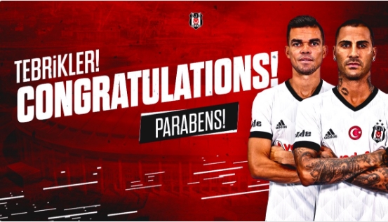 Beşiktaş'tan Portekiz'e tebrik mesajı!