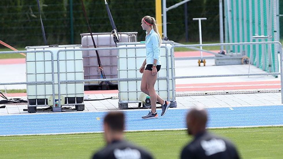 Beşiktaş antrenmanında davetsiz misafir