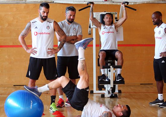 Beşiktaş kuvvet ve kondisyon çalıştı