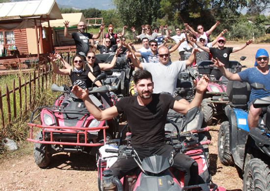 Denizli Beşiktaşlılar Derneği'nden ATV safari turu