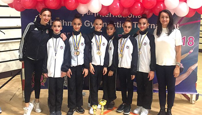 Beşiktaş'ın jimnastikçilerinden 5 birincilik birden!