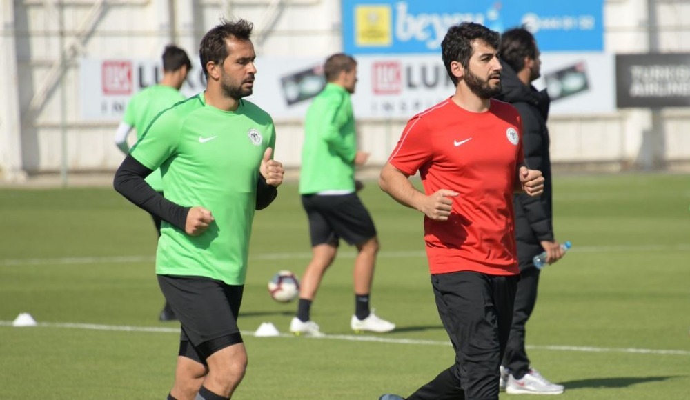Konyaspor'da Beşiktaş maçı hazırlıkları sürüyor...