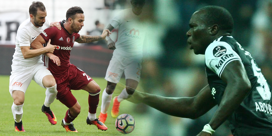 Aboubakar sağa, Kerim Frei sola!