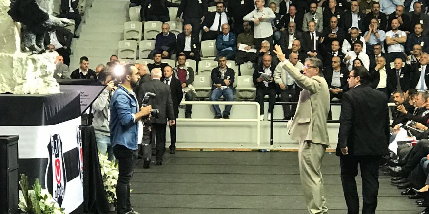 Beşiktaş mali genel kurulunda ilk gerginlik konusu "Atıf Keçeci" oldu