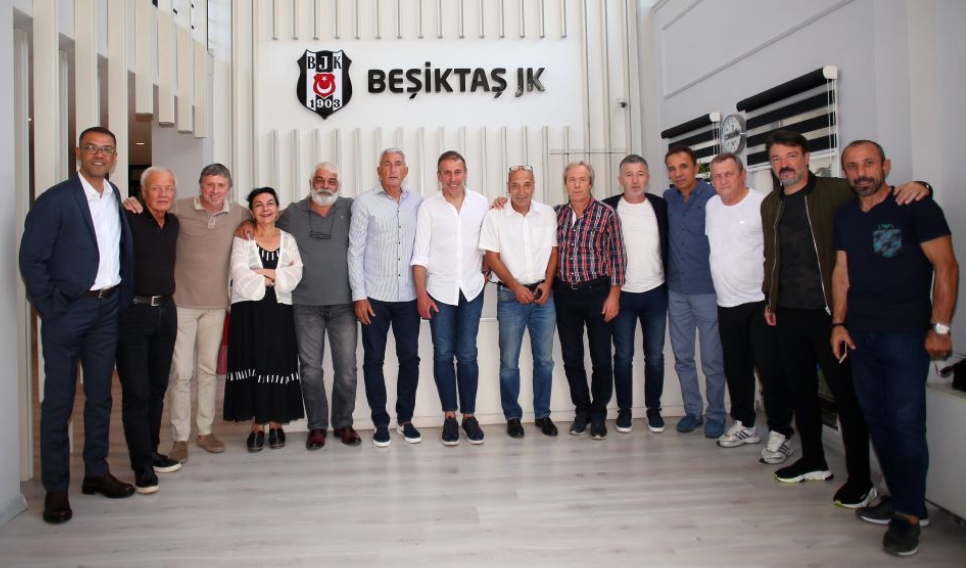 Beşiktaşlı Eski Sporcular Derneği'nden Avcı'ya ziyaret