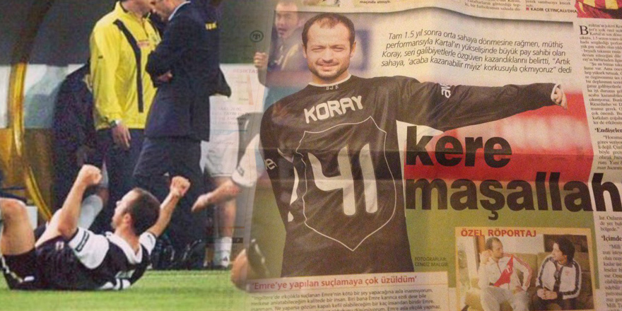 Koray Avcı, Tunç Uncu için efsane formasını bağışlıyor