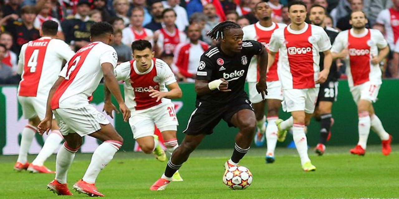 11 eksikli Beşiktaş, Ajax'a 2-0 mağlup oldu
