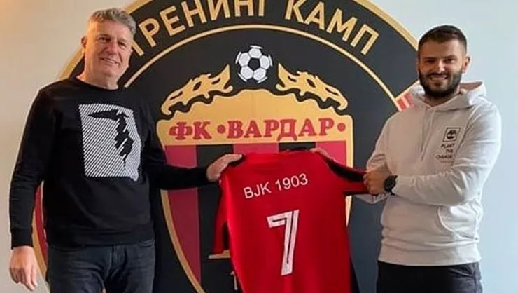 Beşiktaş scouting antrenörü Bayram Bilim’den Vardar kulübüne ziyaret