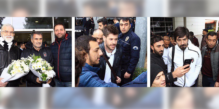 Beşiktaş, Antalya'da çiçeklerle karşıladı!