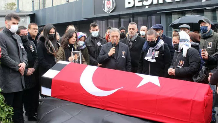 Beşiktaş Kulübü’nde Necip Sever için tören düzenlendi