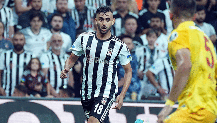 Beşiktaş'ta Rachid Ghezzal, Fenerbahçe derbisinde sahada