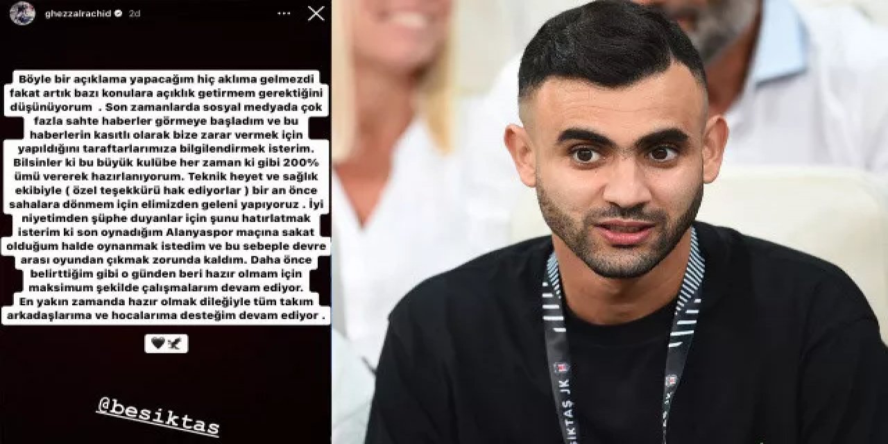 "Böyle bir açıklama yapacağım aklıma gelmezdi" Rachid Ghezzal sitem dolu!