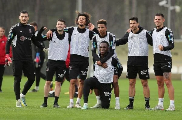 Beşiktaş’ta günün idmanı