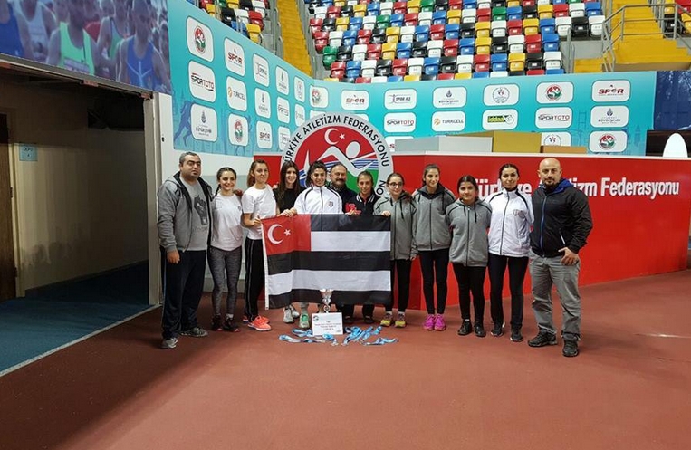 Beşiktaşlı atletler Türkiye ikincisi