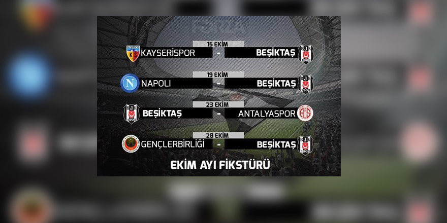 Ekim ayında 3 deplasman!
