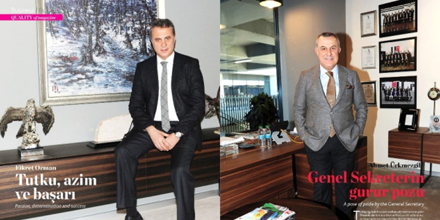 Beşiktaş yönetimi Quality of Magazine'e konuştu