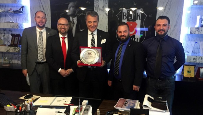 Almanya'daki Beşiktaşlılardan Başkan Orman'a ziyaret