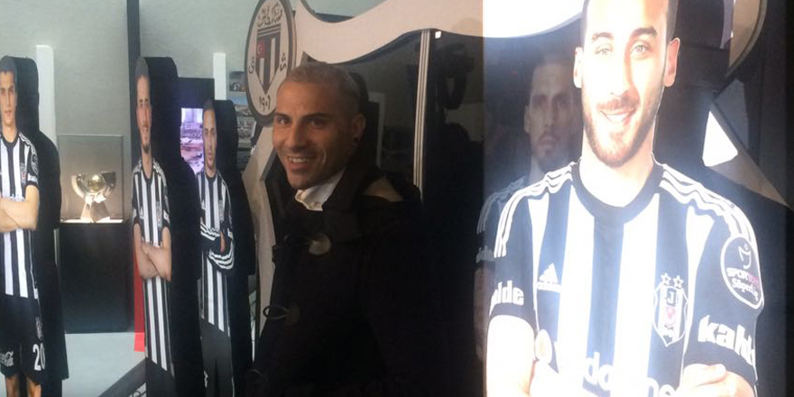 Beşiktaşlı futbolcular Beşiktaş JK Müzesi'ni gezdi