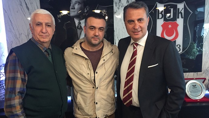 Trakyalı Beşiktaşlılardan Fikret Orman'a ziyaret