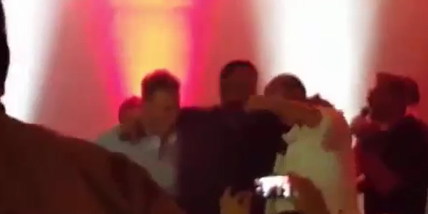 Fikret Orman ve Marinakis birlikte sirtaki yaptı (VİDEO)