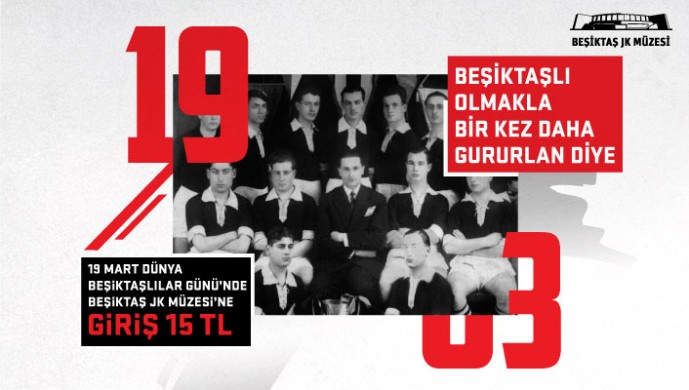 Dünya Beşiktaşlılar Günü'nde Beşiktaş Müzesi indirimli
