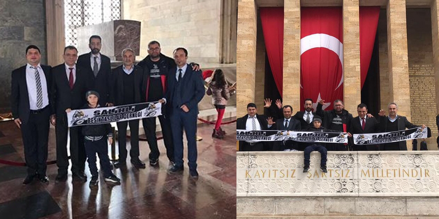 Beşiktaşlılar 114. yıl için Anıtkabir'de