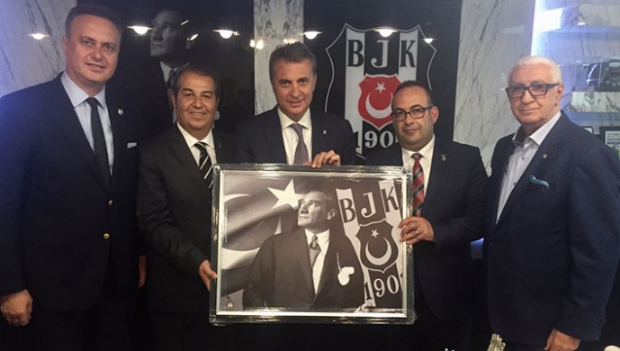 Lyon maçı öncesi Fikret Orman Beşiktaşlı sanayicilere buluştu