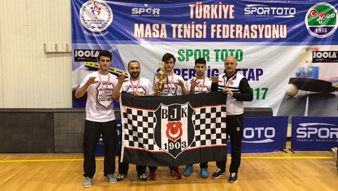 Beşiktaş Masa Tenisi takımı 2. oldu!