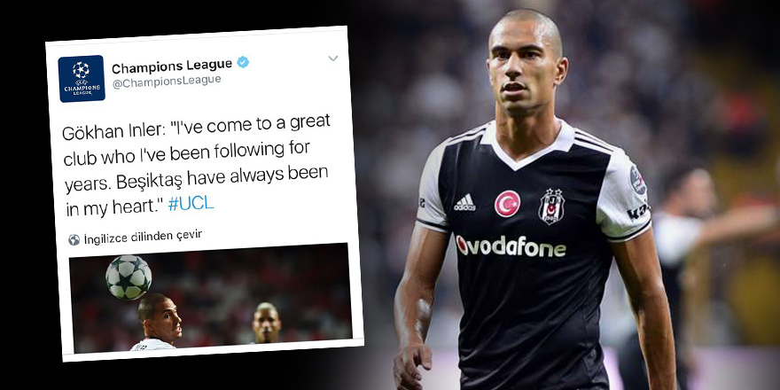 Ş.Ligi'nden Gökhan İnler paylaşımı