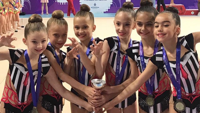 İstanbul Ritmik Jimnastik Turnuvası'nda Beşiktaş şampiyon oldu