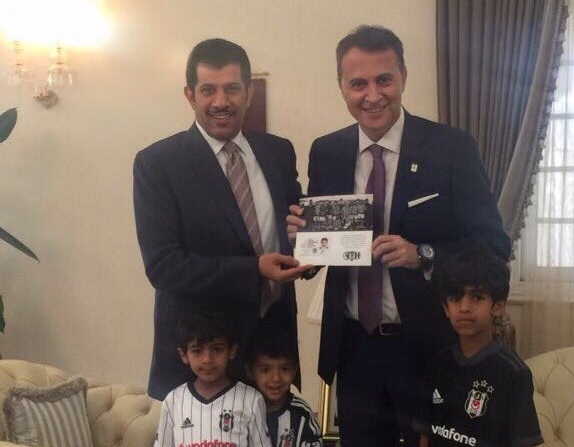 Katar Büyükelçisi de artık Beşiktaşlı