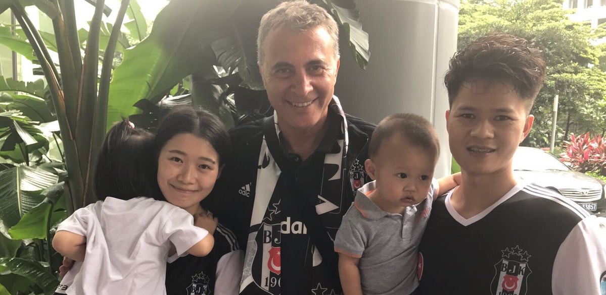 Fikret Orman, Çinli çocuklarla bir araya geldi!