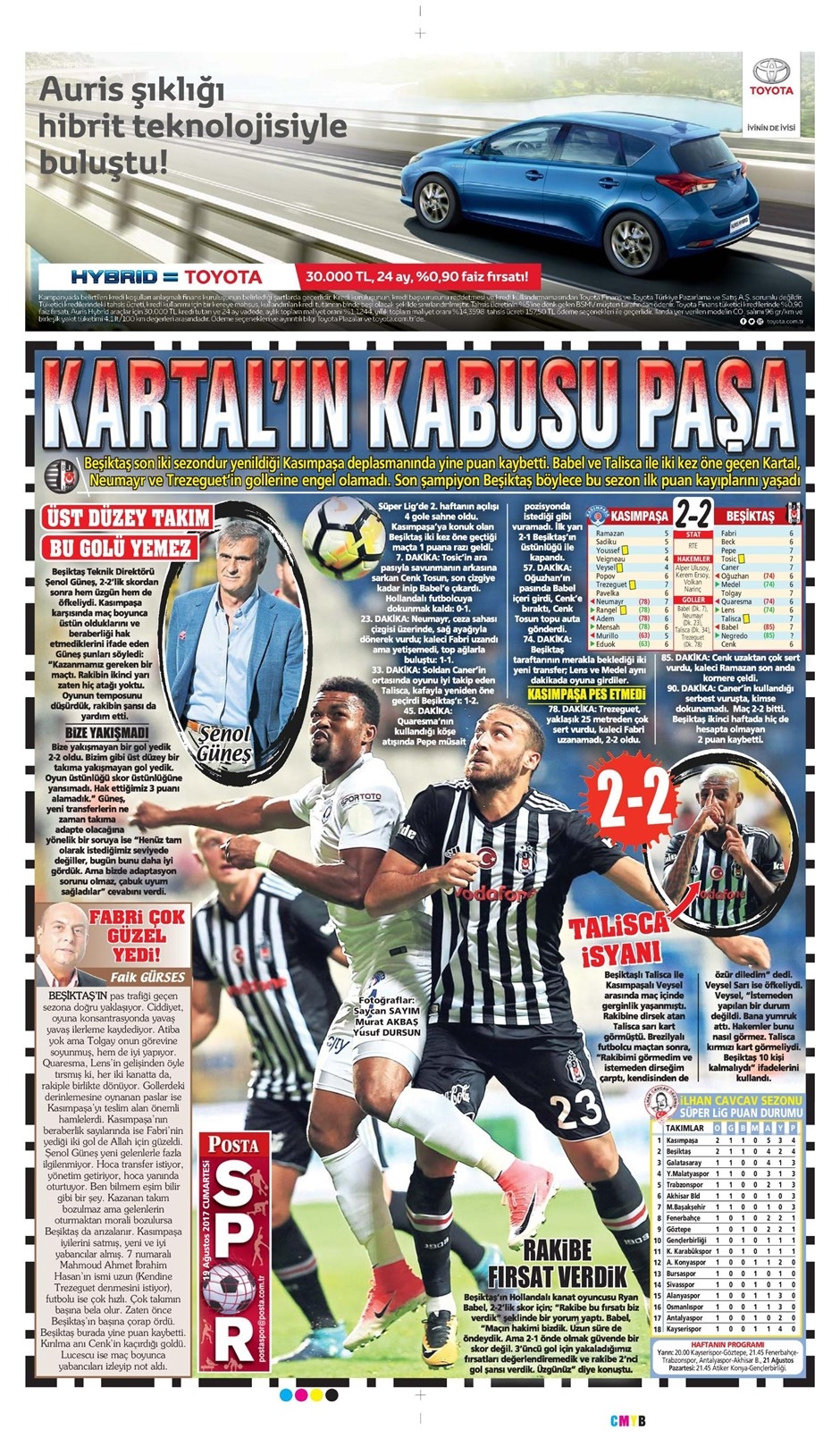 19 Ağustos 2017 | Gazetelerin Beşiktaş Manşetleri - Görsel 5