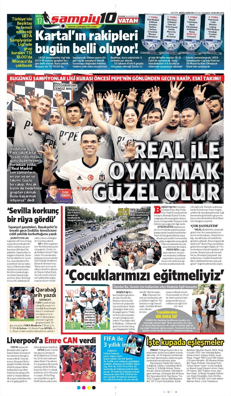 24 Ağustos 2017 | İşte gazetelerin Beşiktaş manşetleri - Görsel 9